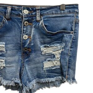 Rogue Distressed Jean Cut Off Shorts